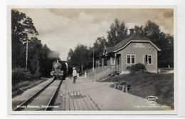 CPA Suède Svérige Gare Train Chemin De Fer Station Non Circulé Nynas Hafsbad - Sweden