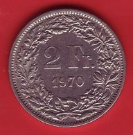 - SUISSE - 2 Francs - 1970 - - 2 Franken