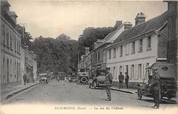 27-BEAUMESNIL- LA RUE DU CHATEAU - Beaumesnil