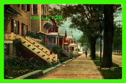 AUGUSTA, GA - GREENE STREET, LOOKING WEST - ANIMATED  - TRAVEL IN 1913 - PHOSTINT CARD - - Augusta