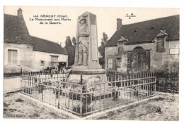 18 CHER - GRACAY Le Monument Aux Morts De La Guerre (voir Descriptif) - Graçay