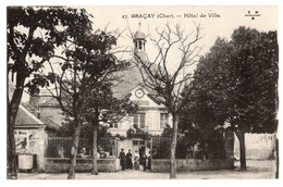 18 CHER - GRACAY Hôtel De Ville - Graçay