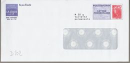 D0502 - Entier / Stationery / PSE - PAP Réponse Beaujard - Ligue Contre Le Cancer, Agrément 11P338 - Prêts-à-poster:Answer/Beaujard