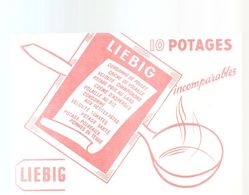 Buvard LIEBIG 10 Potages Imcomparables - Suppen & Sossen