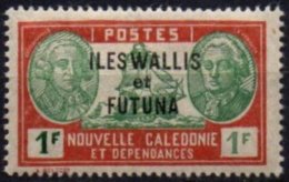 WALLIS & FUTUNA - 1 F. Vert Foncé à Gauche Et Vert Clair à Droite TB - Nuevos