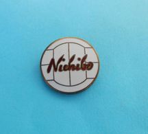 JAPAN VOLLEYBALL CHAMPIONSHIP 1963 - NICHIBO ... Vintage Enamel Pin Badge Volley-ball Voleibol Pallavolo Palla A Volo - Volleybal