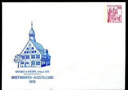 Bund PU112 C2/009 Privat-Umschlag RATHAUS KREMPE 1978 - Enveloppes Privées - Neuves