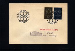 Luxembourg 1959 Europa Cept Interesting Letter - Covers & Documents