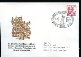 Bund PU112 D1/003 Privat-Umschlag OPERNHAUS HANNOVER Sost. 1979 - Enveloppes Privées - Oblitérées