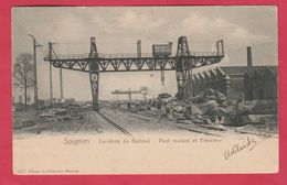 Soignies - Carrières Du Hainaut - Pont Roulant Et Elévateur - 1906 ( Voir Verso ) - Soignies