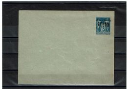 CTN27 - ENVELOPPE SAGE 15c BLEU 123x96  DATE 818 TAXE REDUITE - Standaardomslagen En TSC (Voor 1995)