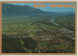 Flugaufnahme Buchs-Wedenberg Im Rheintal Mit Hoher Kasten - Photo: Gross Flugbild - Buchs