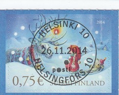 Finlandia 2014- 1 Val. Used Autoadesivo - Usados