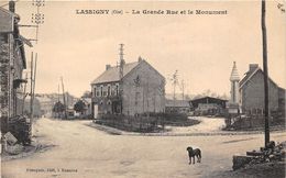60-LASSIGNY-LA GRANDE RUE ET LE MONUMENT - Lassigny