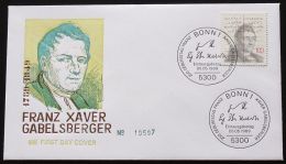 DEUTSCHLAND 1989 Mi-Nr. 1423 FDC - 1981-1990