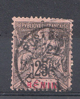 GOLFE DU BENIN YT 40  Oblitéré 1896  PORTO NOVO 22 Janv ! - Used Stamps