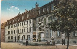 Germany - Ansbach - Schlossplatz - Luitpoldbrunnen - Ansbach