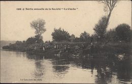 CPA France 1906 Sortie Annuelle De La Société La Cloche Le Concours De Pêche - Pêche