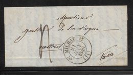 France - Type 12 - MILHAU (11) - 1840 - 1801-1848: Precursors XIX