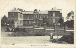 02 Bohain (l'hospice Hopital) Animation A La Grille 1906 N° 9 - Andere & Zonder Classificatie