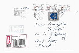 EDB395  - SLOVACCHIA , Lettera Del 2006  Raccomandata - Storia Postale