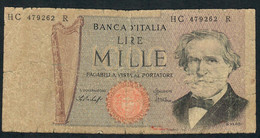 ITALY P101e 1000 LIRE  26.2.1969 #HC/R     VG - 1000 Liras