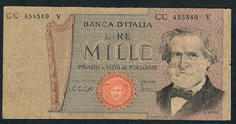 ITALY P101e 1000 LIRE  26.2.1969 #CC/V   FINE - 1.000 Lire