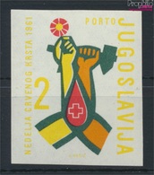 Jugoslawien Zp22B (kompl.Ausg.) Postfrisch 1961 Zwangszuschlagsportomarke (9137395 - Neufs