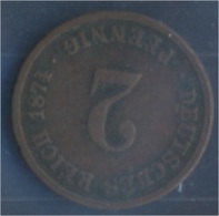 Deutsches Reich Jägernr: 2 1874 C Sehr Schön Bronze 1874 2 Pfennig Kleiner Reichsadler (7849168 - 2 Pfennig