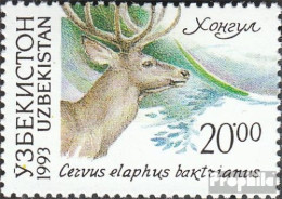 Usbekistan 14 (kompl.Ausg.) Postfrisch 1993 Einheimische Fauna - Oezbekistan