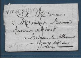 France - Marque Postale - 49 / VITRY S MARNE - 1812 - 1801-1848: Précurseurs XIX