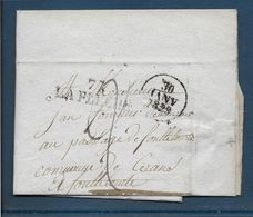 France - Marque Postale - 71 / LA FLECHE - 1829 - 1801-1848: Voorlopers XIX
