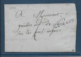 France - Marque Postale - 71 / LE MANS - 1806 - 1801-1848: Précurseurs XIX