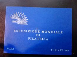 Italia 1985 Libretto  ESPOSIZIONE MONDIALE FILATELIA - Postzegelboekjes