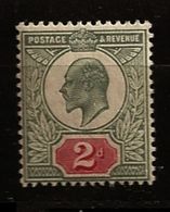 Grande-Bretagne 1902 N° 109 Iso ** Roi, Edouard VII, Courant, Pacificateur, Modernisation, Armée De Terre, Europe, Pape - Unused Stamps