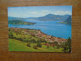 Suisse , Hergiswil , Kurort Hergiswil Am Vierwaldstättersee Mit Rigi Und Bürgenstock - Hergiswil