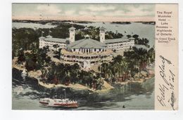 LAKE ROSSEAU, Ontario, Canada, The Royal Muskoka Hotel, Grand Trunk Railway, 1907 Postcard - Muskoka
