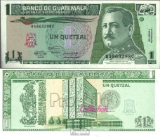 Guatemala Pick-Nr: 73b Bankfrisch 1991 1 Quetzal - Guatemala