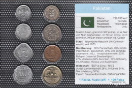 Pakistan Stgl./unzirkuliert Kursmünzen Stgl./unzirkuliert 1967-2005 1 Paisa Bis 2 Rupien - Pakistán