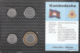 Kambodscha 1994 Stgl./unzirkuliert Kursmünzen Stgl./unzirkuliert 1994 50 Sen Bis 500 Sen - Kambodscha