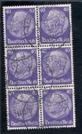 Germany1933:Michel491 Used Strip Of 6 Cat.Value21,50Euros($26) - Stamped Stationery