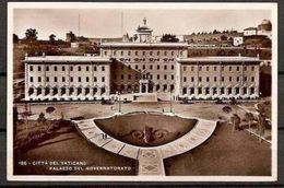 1931 Vaticano Vatican STORIA POSTALE  GIALLINO Su Cartolina 'Palazzo Del Governatorato' Viagg. Vaticano Genova - Cartas & Documentos