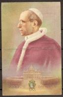 1950 Vaticano Vatican Storia Postale BASILICHE ROMANE 35L Su Cartolina Pio XII Viaggiata USA Con Segno Di Piega - Storia Postale