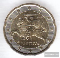 Lithuania LIT 5 2015 Stgl./unzirkuliert Stgl./unzirkuliert 2015 Kursmünze 20 Cent - Lituanie