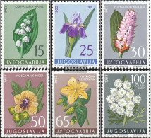 Yugoslavia 1034-1039 (complete Issue) Unmounted Mint / Never Hinged 1963 Yugoslav Flora - Neufs