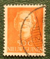 Kon. Juliana En Face 50 Ct NVPH 16 1950-52 Gestempeld Used NIEUW GUINEA NIEDERLANDISCH NEUGUINEA NETHERLANDS NEW GUINEA - Niederländisch-Neuguinea