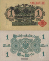 German Empire RosbgNr: 51b, Without Vacuum Dark Uncirculated 1914 1 Mark - Autres & Non Classés