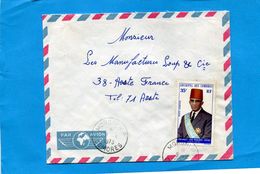 MARCOPHILIE-COMORES--Lettre >France -cad -moroni 1973- -stamp N°51président Cheik - Covers & Documents