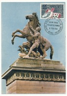 Carte Maximum - 12F CFA/0,25F Philatec Paris - St DENIS (Réunion) 1964 - 1960-1969