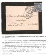 Correspondence D'Armée/Tarif Militaires/Paquebot/Senegal>France 1899 - Posttarife